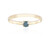 Gouden ring met een I2 Blauwe Diamant (SUHANA)