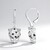Orecchini in argento con Zircone (Adela Silber)