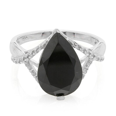Anello in argento con Spinello Nero