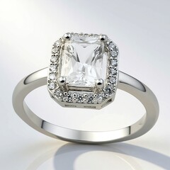Anello in argento con Danburite