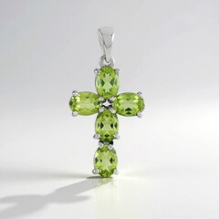 Ciondolo in argento con Peridoto