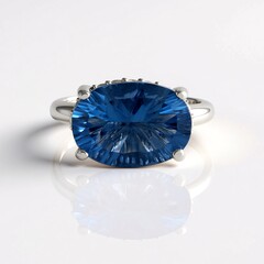 Anello in argento con Fluorite Cangiante