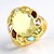 Anello in argento con Quarzo Limone