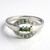 Anello placcato in platino con Diamante Fancy