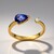 Anello in oro con Tanzanite AAA