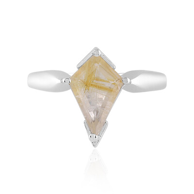 Anello in argento con Quarzo Rutilato
