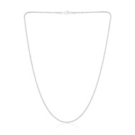 Silber-Criss-Cross-Kette - 3,92 g - 45,5 cm - rhodiniert