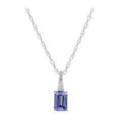 Collana in oro con Tanzanite AAA