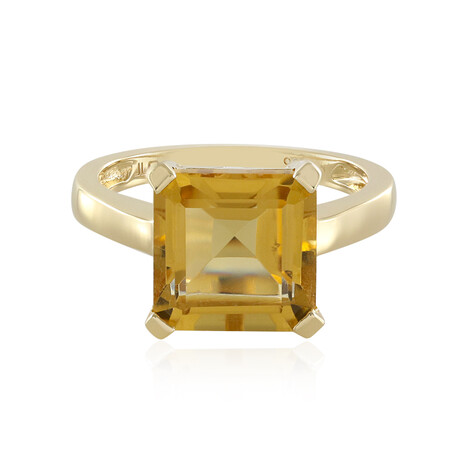 Champagner-Quarz-Silberring