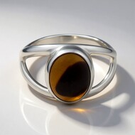 Anello in argento con Mokaite