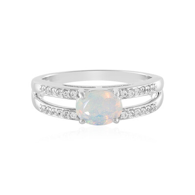 Anello in argento con Opale di Welo