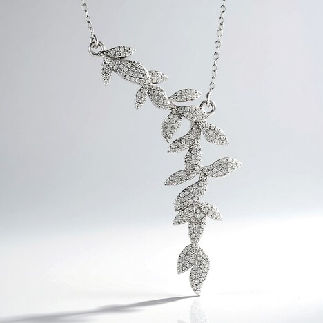 Collana in argento con Zircone