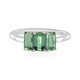 Anello in argento con Tormalina Verde di Benedito (Adela Silber)