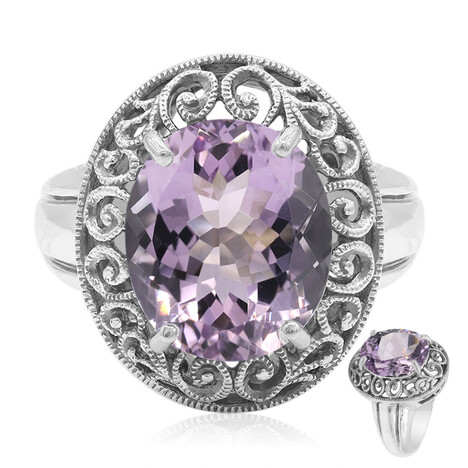 Anello in argento con Ametista