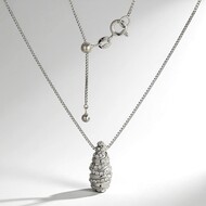 Collier en argent et Zircon (Adela Silber)