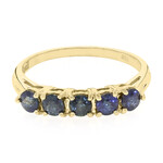 Burmese Blue Sapphire Silver Ring
