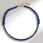 Collana in argento con Cianite del Nepal