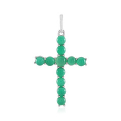 Ciondolo in argento con Onice Verde