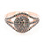 Zilveren ring met Fancy diamanten