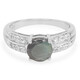 Bague en argent et Spectrolite