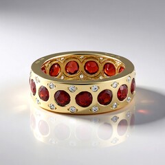 Anello in oro con Rubino Tanzania