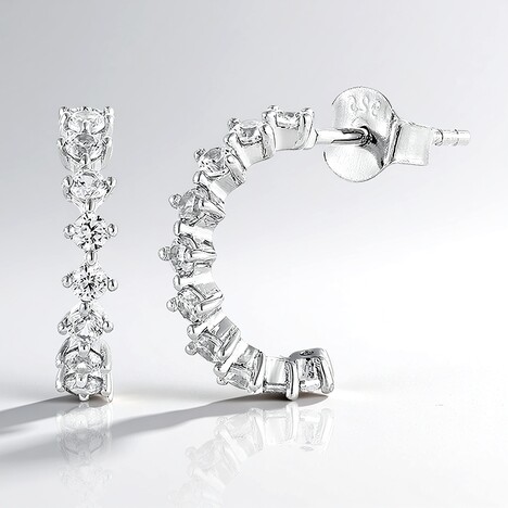 Orecchini in argento con Zircone