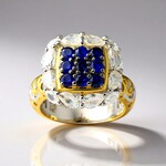 Anello in argento con Zircone (Gems en Vogue)