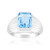 Anello in argento con Topazio Marambaia (de Melo)