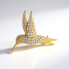 Broche en argent et Zircon (de Melo Essence)