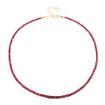 Madagascar Ruby Silver Necklace