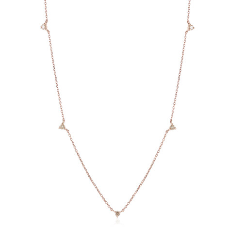 9K VVS2 Brown Diamond Gold Necklace