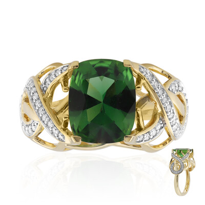 Anello in oro con Tormalina Cromo (Rifkind 1894 Collection)