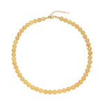 Collana in argento con Calcite Arancione