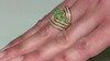 Anillo en plata con Esmeralda de Brasil