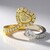 Anello in oro con Diamante Giallo SI2 (CIRARI)