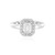Bague en argent et Zircon