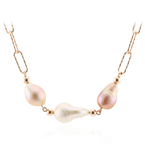 Süßwasserzuchtperlen-Silbercollier (TPC)