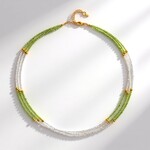 Collana in argento con Peridoto
