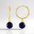 Orecchini in argento con Lapislazzuli (MONOSONO COLLECTION)