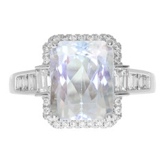14K Rainbow Moonstone Gold Ring (CIRARI)
