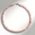 Collana in argento con Quarzo Rosa