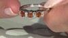 Anillo en plata con Cianita naranja