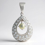 Pendentif en argent et Spectrolite