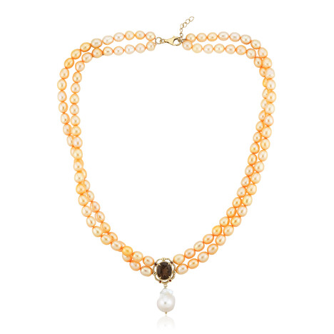 Süßwasserzuchtperlen-Silbercollier (TPC)