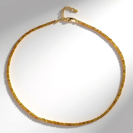 Collana in argento con Zaffiro Giallo