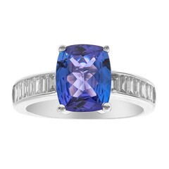 Anillo en oro con Tanzanita AAA (CIRARI)