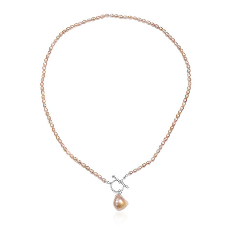 Süßwasserzuchtperlen-Silbercollier (TPC)