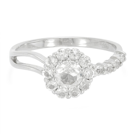 Anello in argento con Goshenite