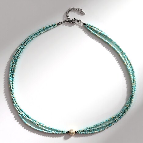 Collana in argento con Emimorfite
