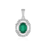 Ciondolo in argento con Onice Verde